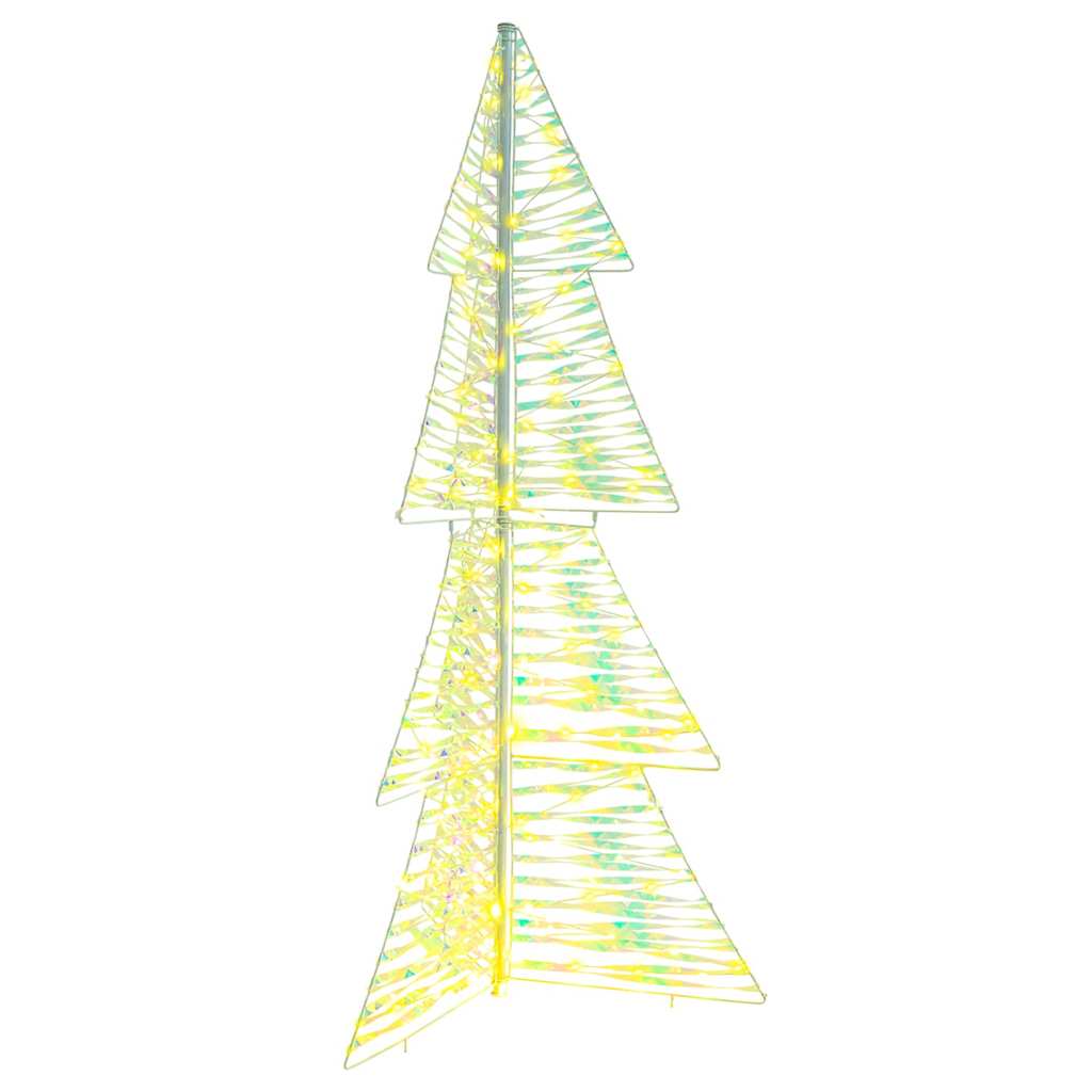 Juletræ med 160 LED'er Varm hvid 150 cm PET