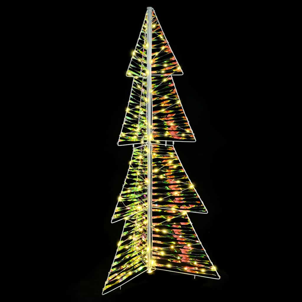 Juletræ med 160 LED'er Varm hvid 150 cm PET