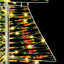 Juletræ med 240 LED'er Varm hvid 180 cm PET