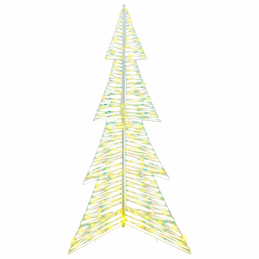 Juletræ med 240 LED'er Varm hvid 180 cm PET