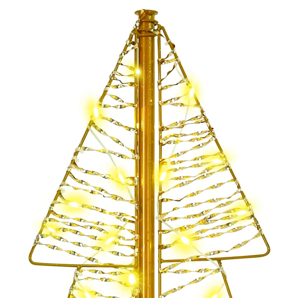 Juletræ med 100 LED'er Varm hvid 120 cm PET