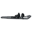 3 I 1 sneesko med vandrestave Sort 78,5 x 22 cm