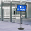 Pedestal Plakatstand Sølv a3 PVC og Stål