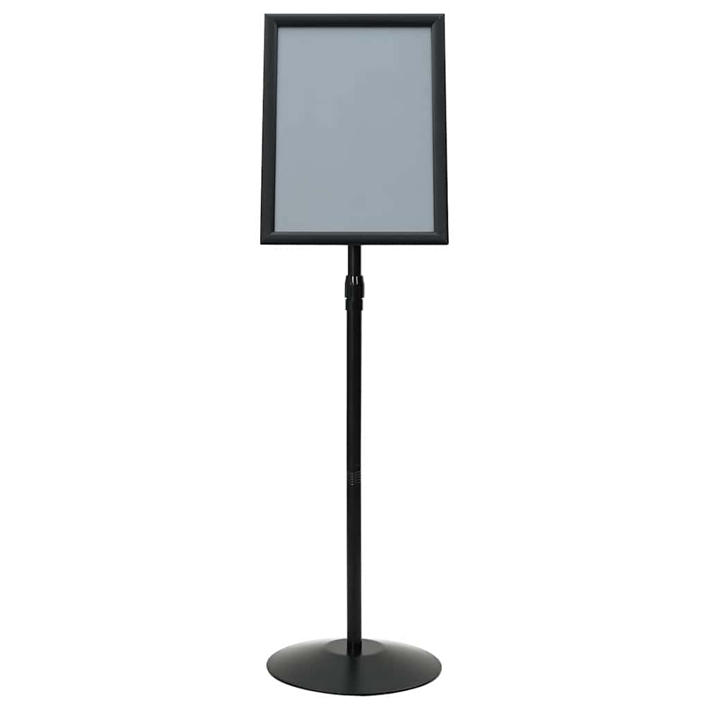 Pedestal Plakatstand Sølv a3 PVC og Stål