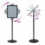 Pedestal Plakatstand Sølv a3 PVC og Stål