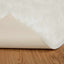 Fuskobbel lammeskindstæppe TAFALLA Hvid 60 x 110 cm Polyester