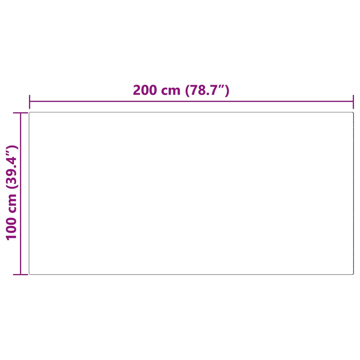 Fuskobbel lammeskindstæppe TAFALLA Hvid 100 x 200 cm Polyester