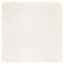 Fuskobbel lammeskindstæppe TAFALLA Hvid 240 x 240 cm Polyester