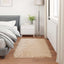 Fuskobbel lammeskindstæppe TAFALLA Beige 60 x 110 cm Polyester