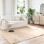 Fuskobbel lammeskindstæppe TAFALLA Beige 200 x 200 cm Polyester