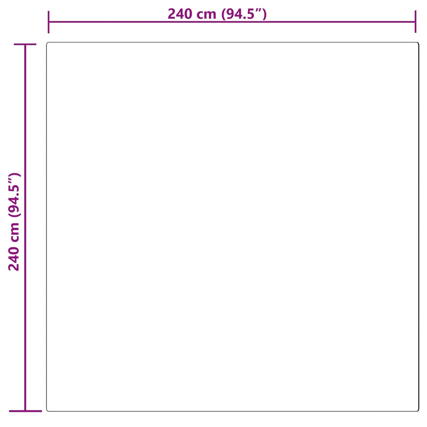 Fuskobbel lammeskindstæppe TAFALLA Beige 240 x 240 cm Polyester