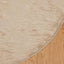 Fuskobbel lammeskindstæppe TAFALLA Beige Ø 100 cm Polyester