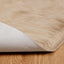 Fuskobbel lammeskindstæppe TAFALLA Beige Ø 200 cm Polyester