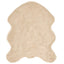 Fuskobbel lammeskindstæppe TAFALLA Beige 50 x 80 cm Polyester