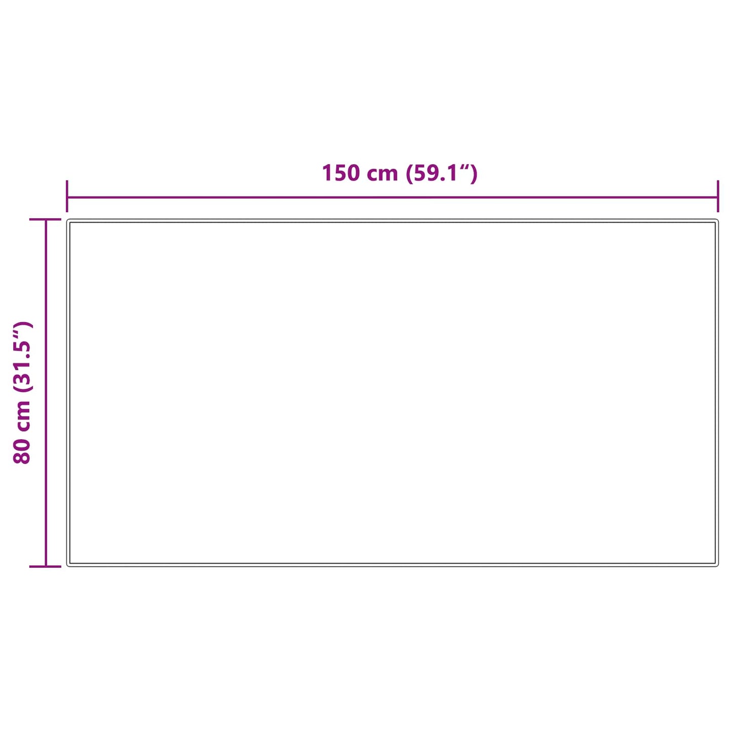 Fuskobbel lammeskindstæppe TAFALLA Cremefarvet 80 x 150 cm