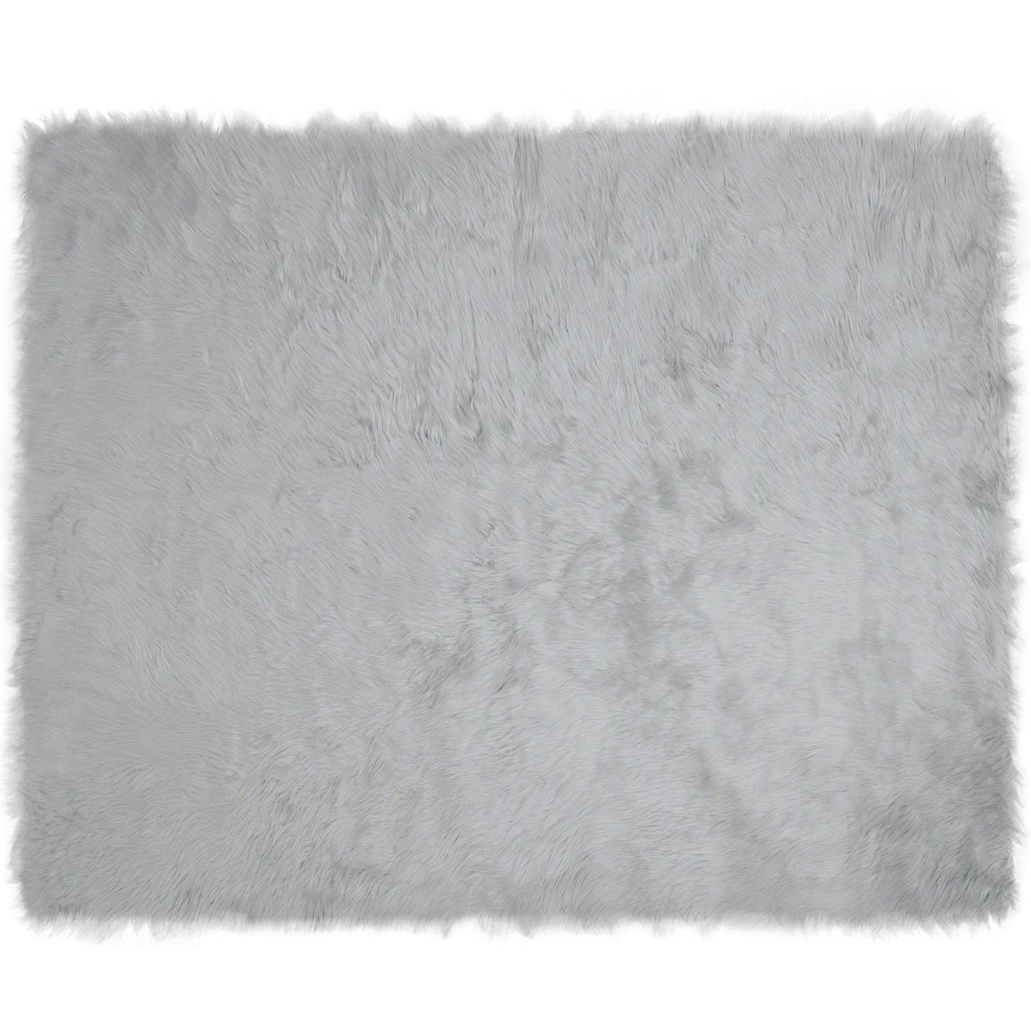 Fuskobbel lammeskindstæppe TAFALLA Grå 200 x 280 cm Polyester