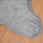 Fuskobbel lammeskindstæppe TAFALLA Grå 60 x 90 cm Polyester