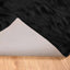 Fuskobbel lammeskindstæppe TAFALLA Sort 200 x 280 cm Polyester