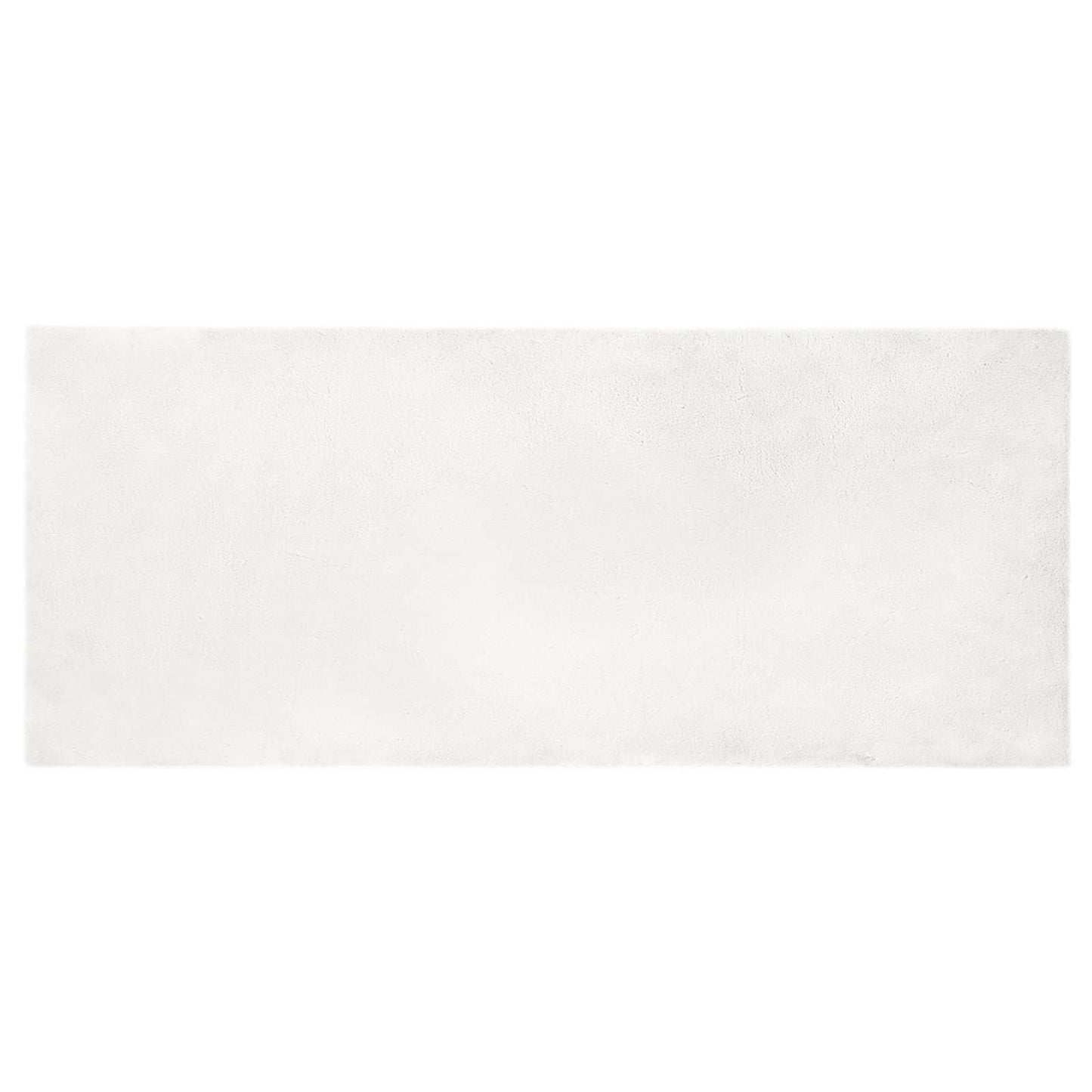 Skridsikker tæppe af kunstig kaninpels OLITE Hvid 80 x 200 cm