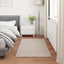 Skridsikker tæppe af kunstig kaninpels OLITE Beige 60 x 110 cm