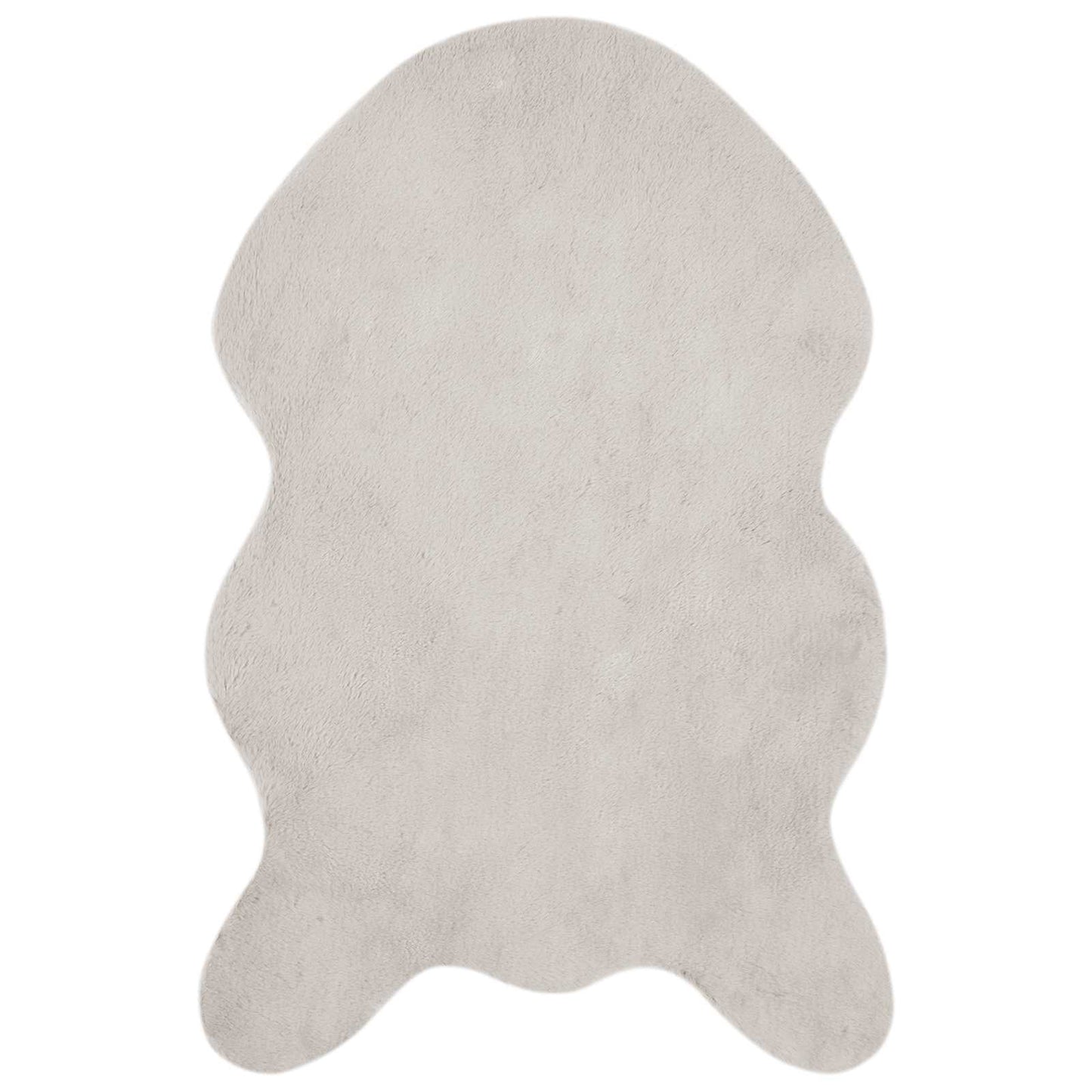 Skridsikker tæppe af kunstig kaninpels OLITE Beige 80 x 120 cm