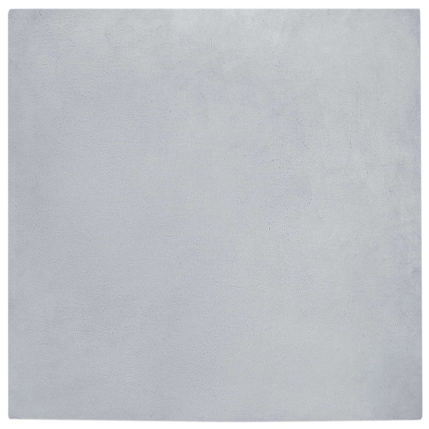 Skridsikker tæppe af kunstig kaninpels OLITE Grå 120 x 120 cm
