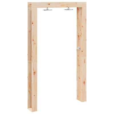 Udendørs bruser 226 cm Massivt fyrretræ og rustfrit stål