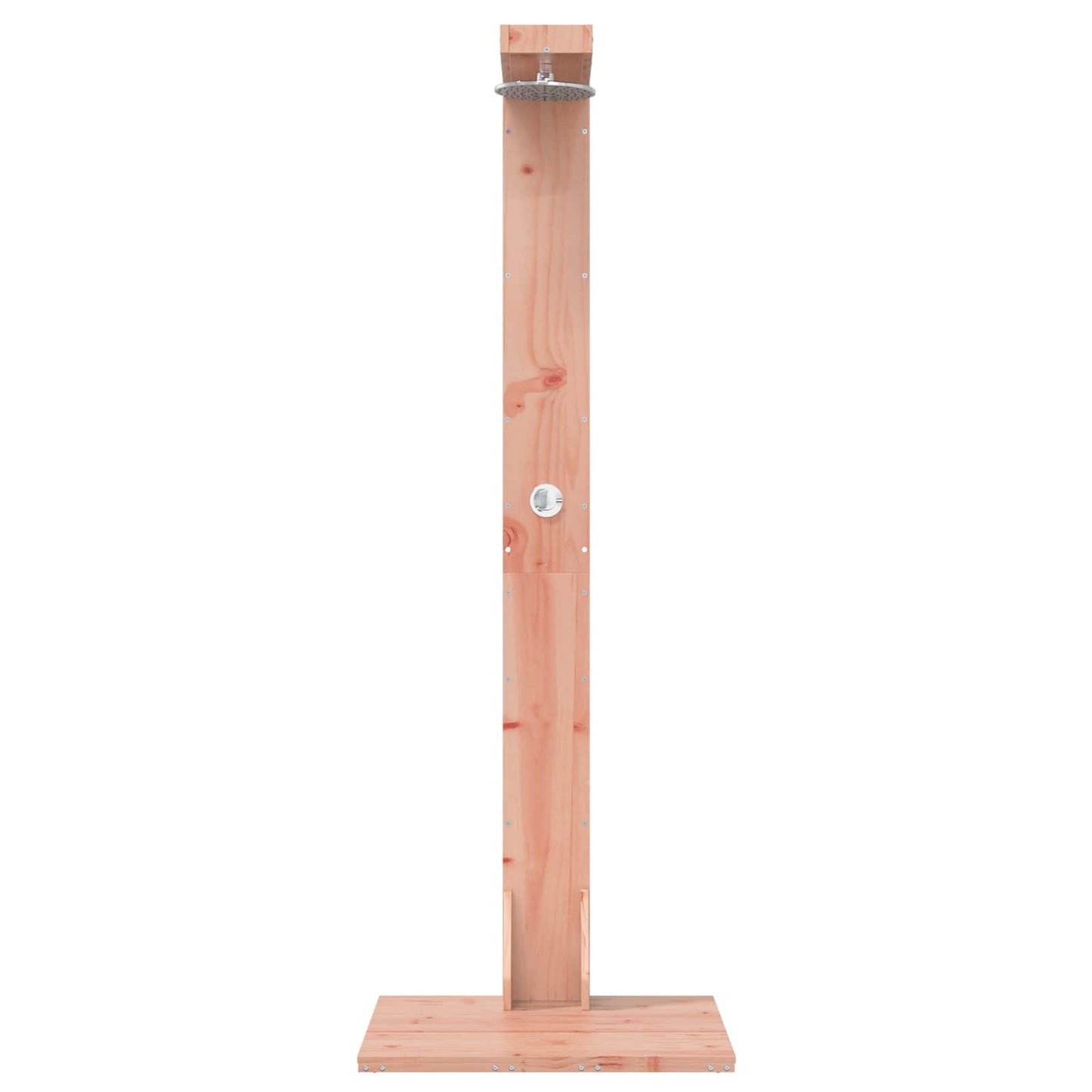 Udendørs bruser 210 cm Massiv Douglas træ og rustfrit stål