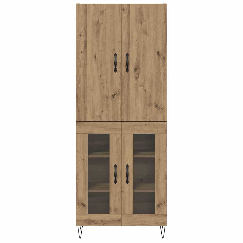 Highboard 2 pcs Artisan Egetræ 69,5 x 34 x 180 cm