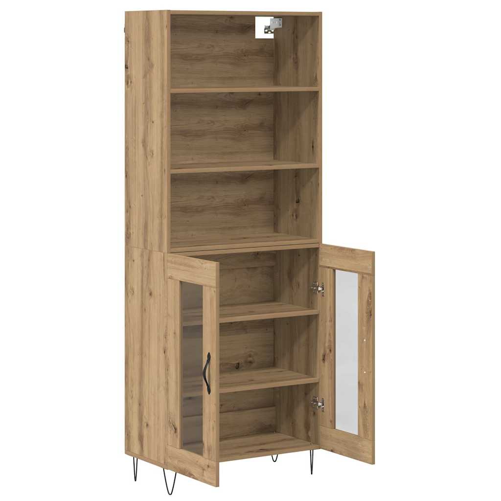 Highboard 2 pcs Artisan Egetræ 69,5 x 34 x 180 cm