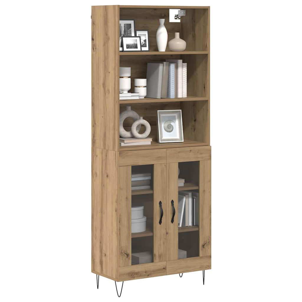 Highboard 2 pcs Artisan Egetræ 69,5 x 34 x 180 cm