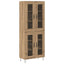 Highboard Artisan Egetræ 69,5 x 34 x 90 cm Konstrueret træ