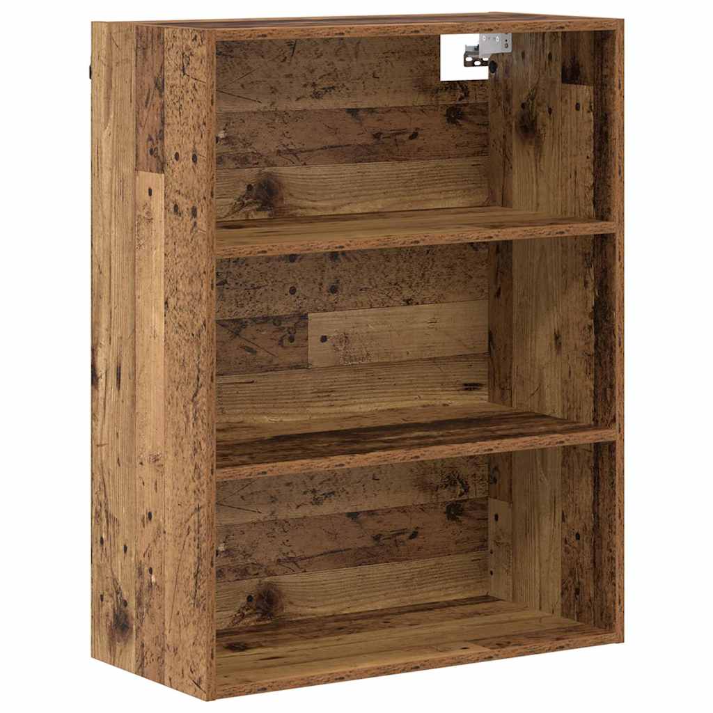 Highboard Gammelt træ 69,5 x 34 x 180 cm Ingeniørtræ og glas