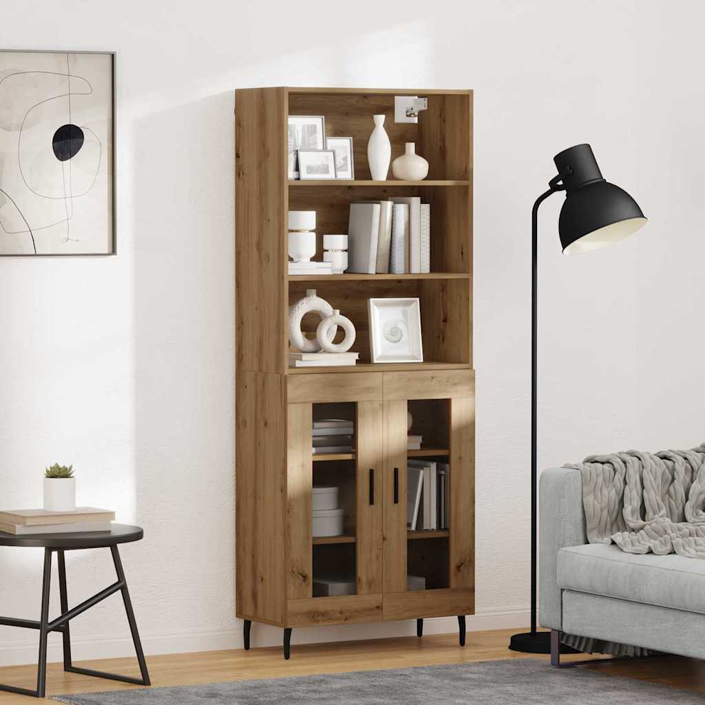 Highboard 2 pcs Artisan Egetræ 69,5 x 32,5 x 180 cm