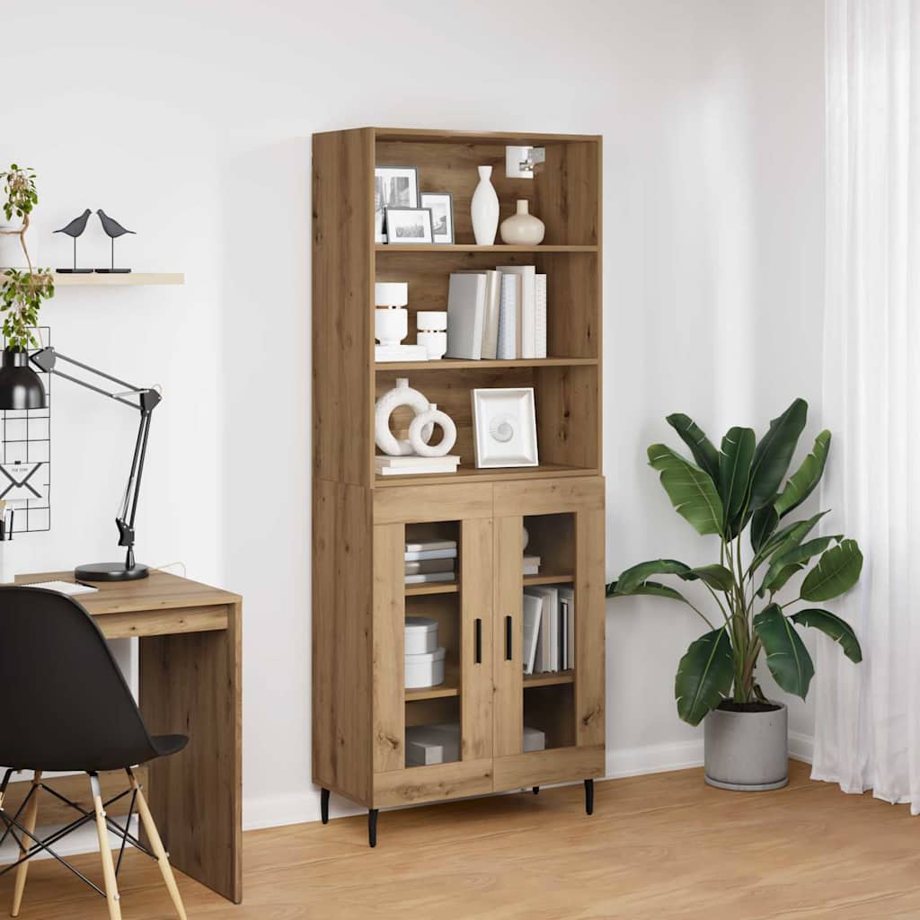 Highboard 2 pcs Artisan Egetræ 69,5 x 32,5 x 180 cm