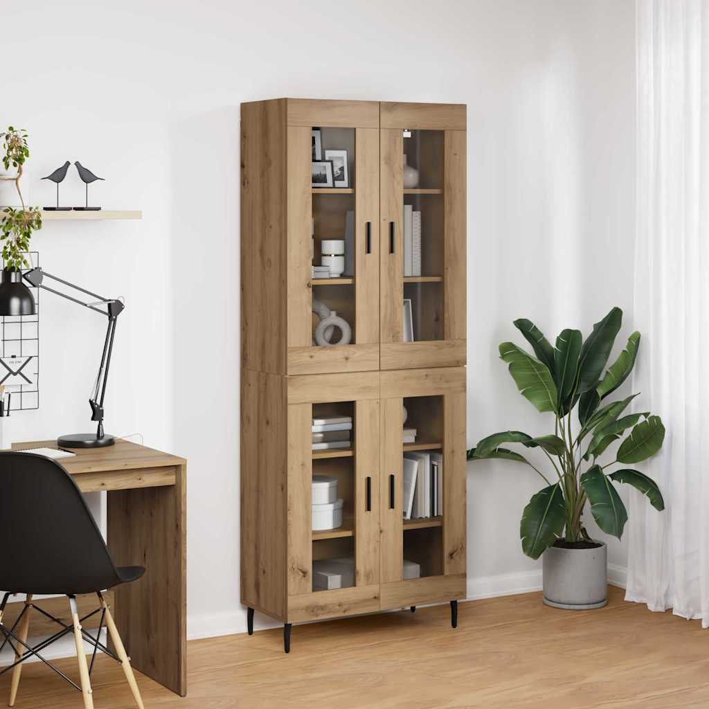 Highboard 2 pcs Artisan Egetræ 69,5 x 34 x 180 cm