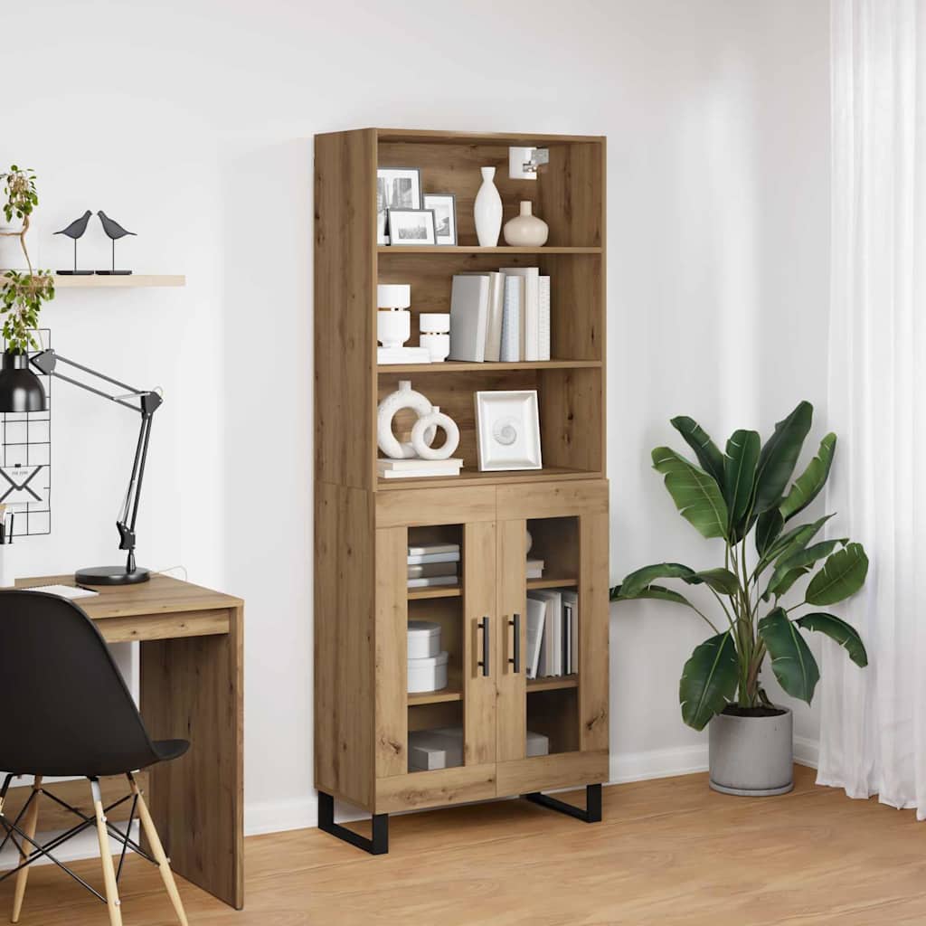 Highboard 2 pcs Artisan Egetræ 69,5 x 34 x 180 cm