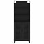 Highboard 2 pcs Sort eg Konstrueret træ