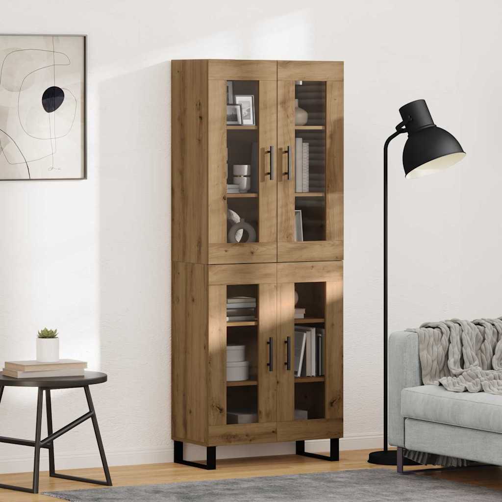 Highboard 2 pcs Artisan Egetræ 69,5 x 34 x 180 cm
