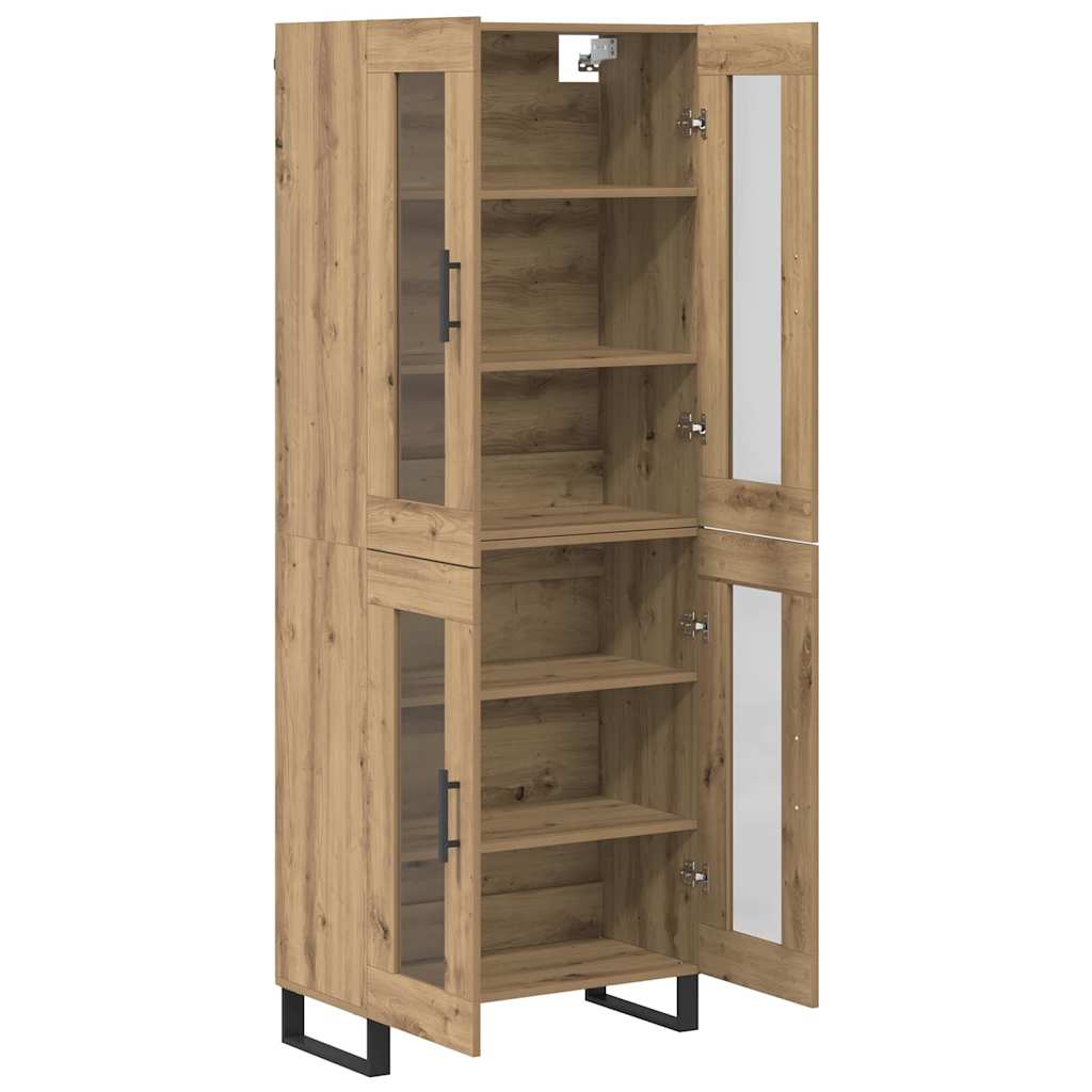 Highboard 2 pcs Artisan Egetræ 69,5 x 34 x 180 cm