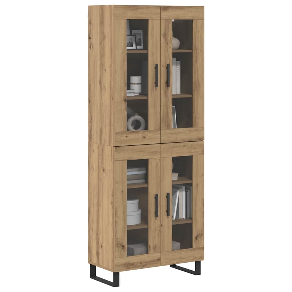 Highboard 2 pcs Artisan Egetræ 69,5 x 34 x 180 cm