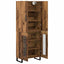 Highboard 2 pcs Gammelt træ 69,5 x 34 x 180 cm