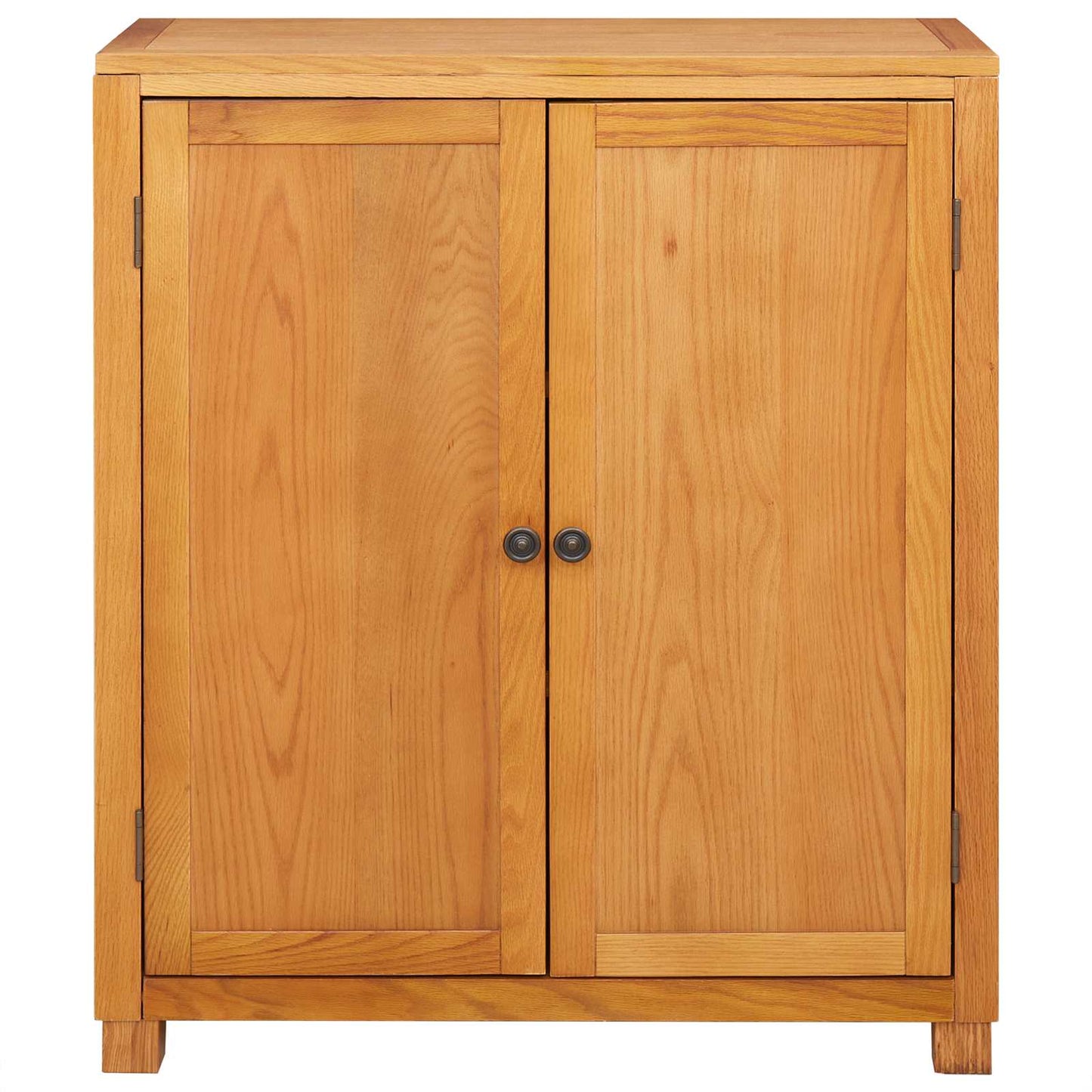 Kabinet med opbevaring Brun 80 x 35 x 95 cm Massivt Eg Træ