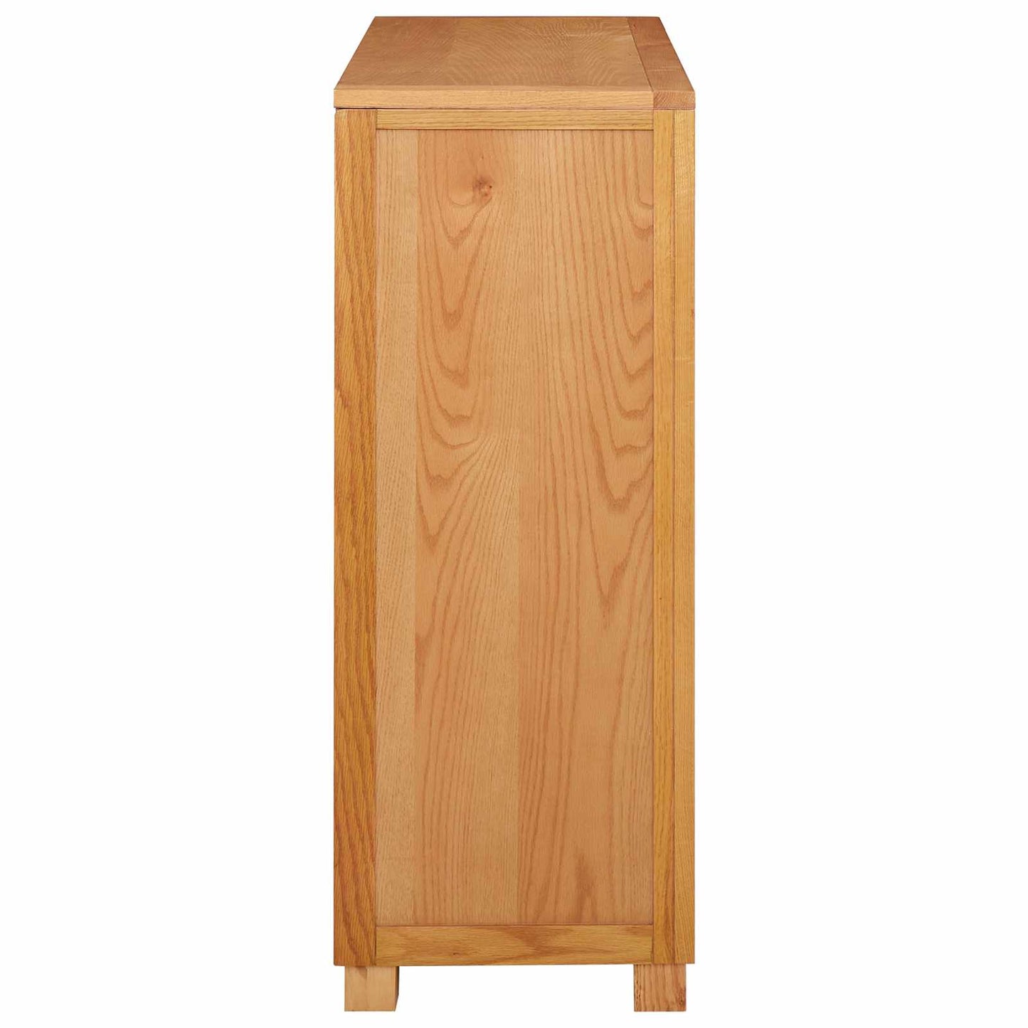 Kabinet med opbevaring Brun 80 x 35 x 95 cm Massivt Eg Træ