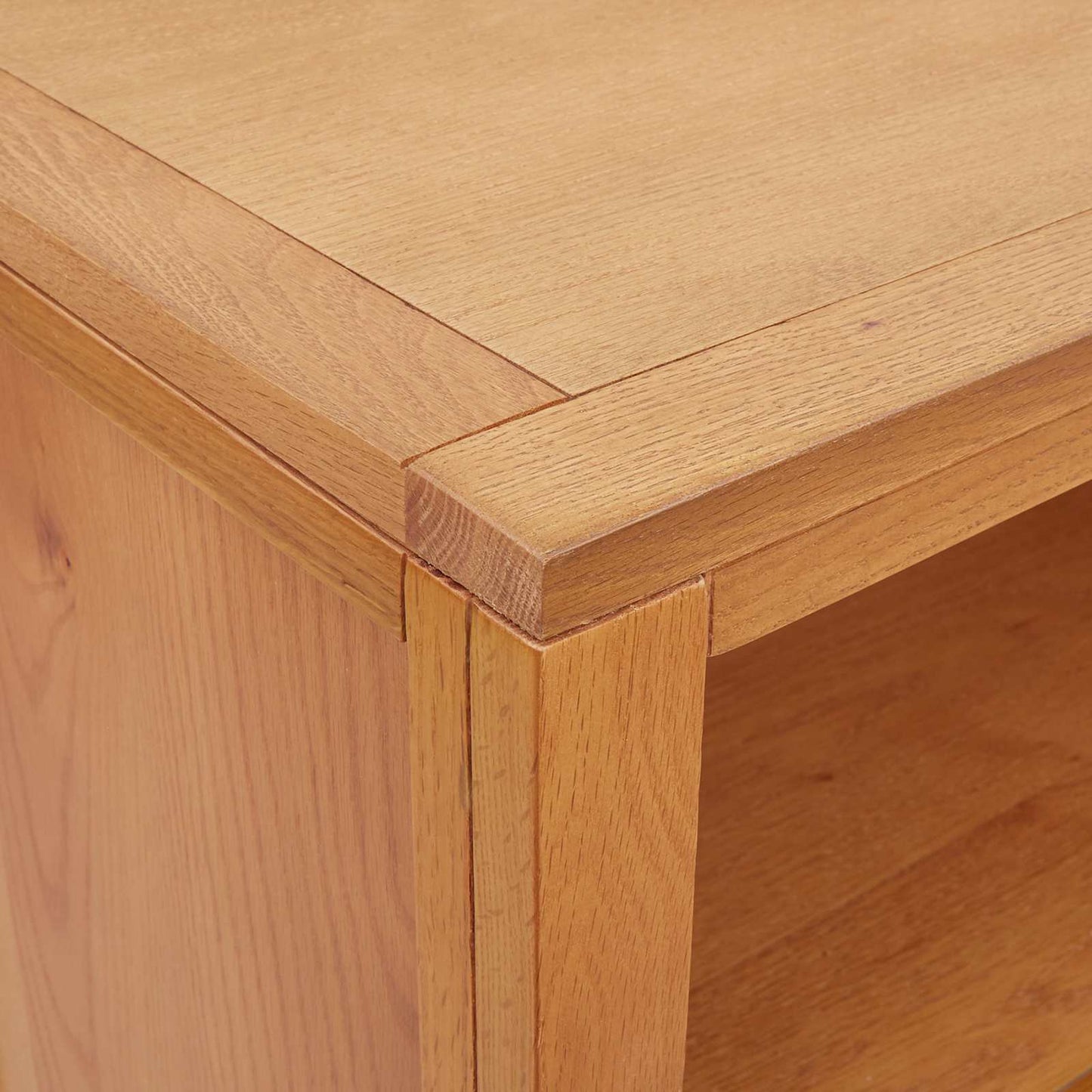 Kabinet med opbevaring Brun 80 x 35 x 95 cm Massivt Eg Træ