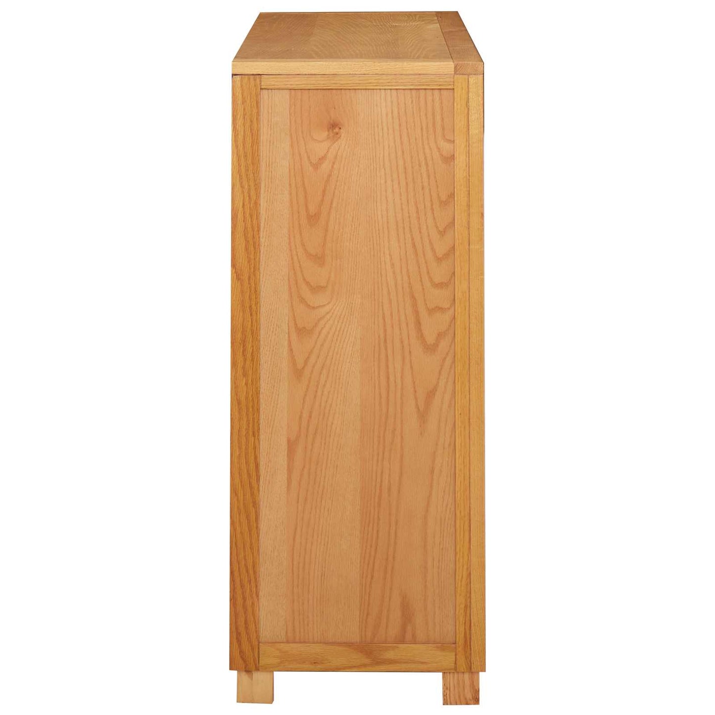 Kabinet med opbevaring Brun 80 x 35 x 95 cm Massivt Eg Træ