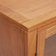 Kabinet med hylde med dør Brun 80 x 35 x 95 cm Massivt Eg Træ