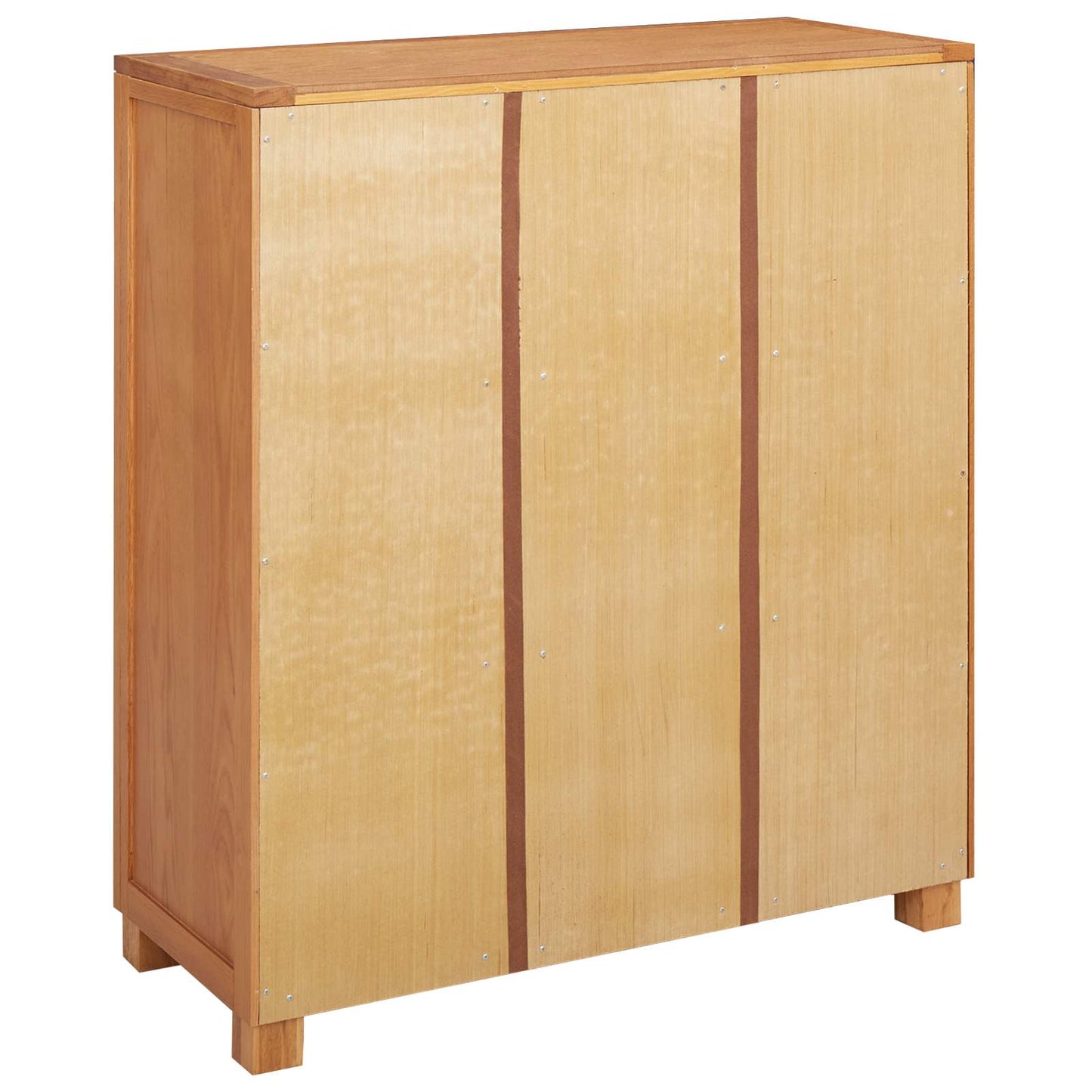 Kabinet med skuffe Brun 80 x 35 x 95 cm Massivt Eg Træ