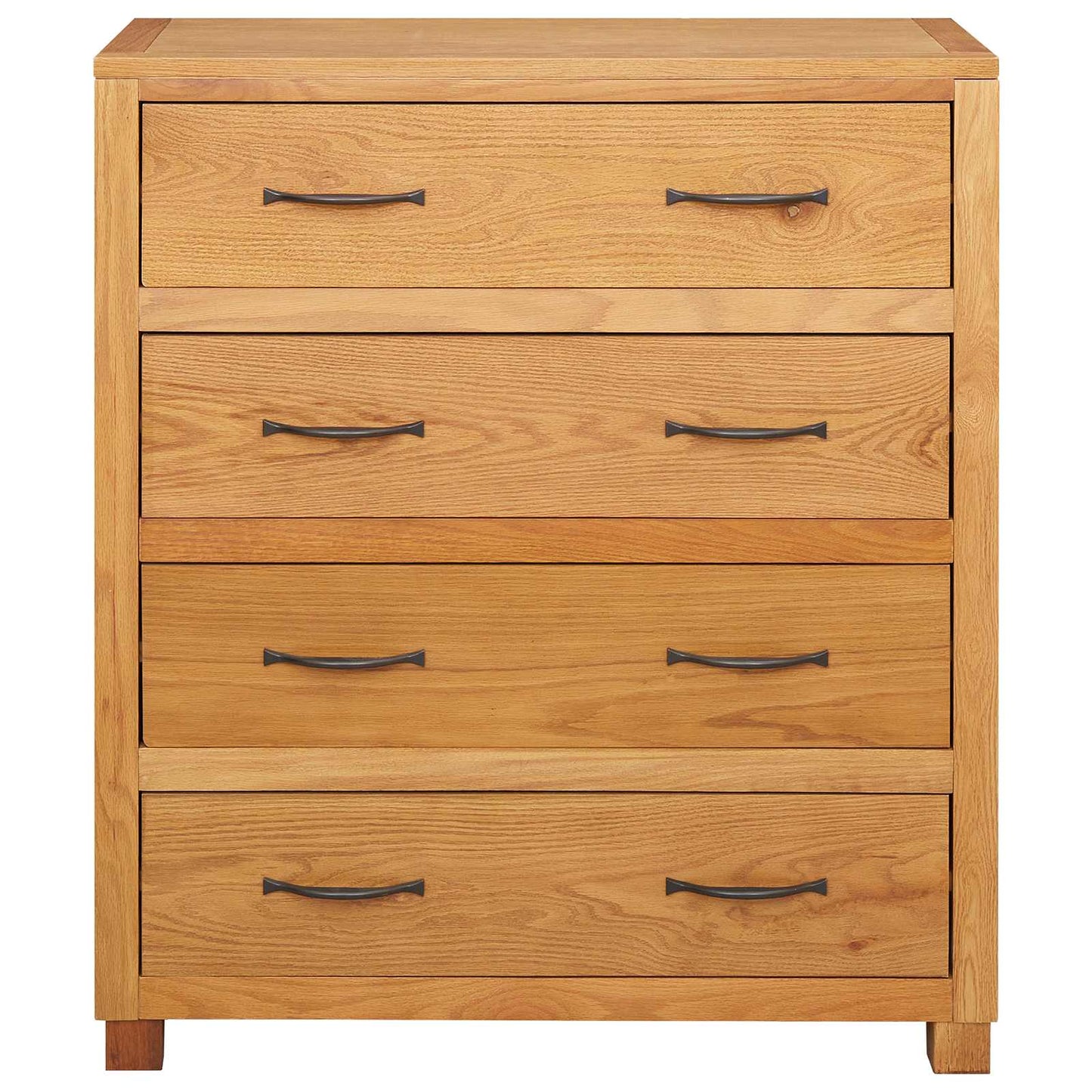 Kabinet med skuffe Brun 80 x 35 x 95 cm Massivt Eg Træ