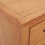 Kabinet med skuffe Brun 80 x 50 x 70 cm Massivt Eg Træ